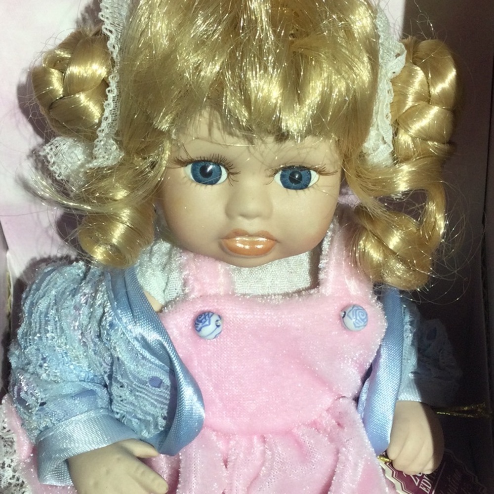 Curt Girl Doll with Porcelian face & Hans by Christina Collection